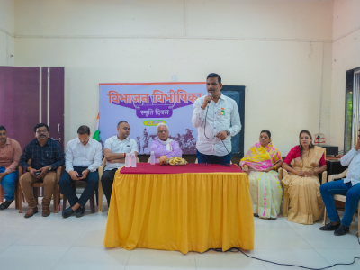 नवी सांगवी येथे विभाजन विभिषीका दिनानिमित्त मूक पदयात्रा, व्याख्यान व चित्रप्रदर्शन संपन्न