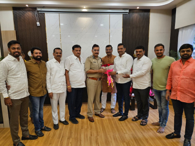 राष्ट्रपती पदक जाहीर झाल्याबद्दल पिंपरी चिंचवडचे पोलिस आयुक्त श्री. विनय कुमार चौबे यांचे आज प्रत्यक्ष भेटून अभिनंदन केले, त्यांचा सत्कार केला