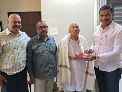 पूर्व अध्यक्ष भारतीय जनता पार्टी पिंपरी चिंचवड शहर मा. मामचंदजी अगरवाल यांची त्यांच्या निवासस्थानी सदिच्छा भेट घेतली