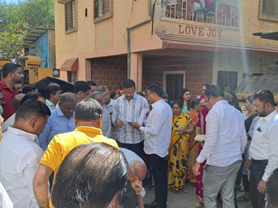 रस्ते डांबरीकारण उदघाटन पिंपळे गुरव