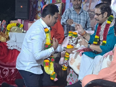 पिंपळे गुरव येथे श्री स्वामीनारायण मंदिर निर्माण होत आहे या निमित्त पारायण