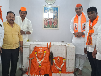 अयोध्येतील प्रभू श्रीराम मंदिर प्राणप्रतिष्ठापना सोहळ्याचे पिंपळेगुरवधील रामभक्तांनी मारूती मंदिरात लाईव्ह प्रक्षेपण