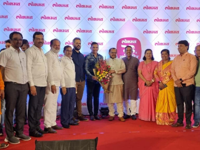 आज पिंपरी चिंचवड शहर दैनिक लोकमत वृत्तमानपत्राचा २३ व्या वर्धापनदिनानिमित्त आयोजित कार्यक्रमास भेट देऊन शुभेच्छा दिल्या