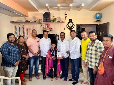 आदित्य निलेश कोलते यांने कांस्य पदकाची कमाई केली. या स्पर्धेचे आयोजन २३ ते २७ ऑगस्ट दरम्यान कु. आदित्यने केलेल्या चमकदार कामगिरीसाठी भेटून शुभेच्छा दिल्या