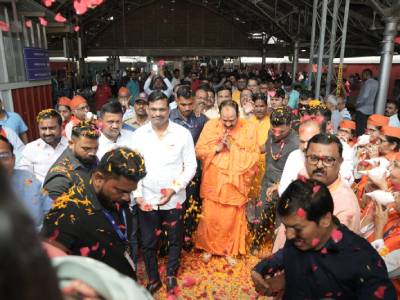 महाराष्ट्रातील सर्वात मोठा श्री अष्ठविनायक शिवपुराण कथा सोहळा आपल्या पिंपरी-चिंचवडमध्ये होत आहे. या निमित्ताने आंतरराष्ट्रीय अध्यात्मिक गुरू प. पु. श्री. पंडित प्रदिप मिश्रा यांचे आज शहरात आगमन