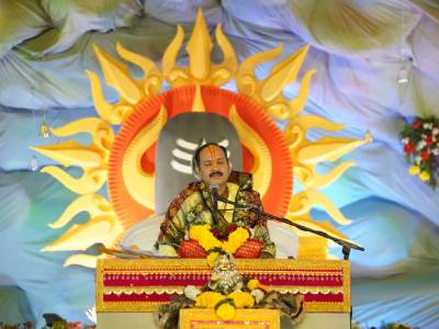 श्री अष्टविनायकाचा महिमा विशद करणारा महाराष्ट्रातील सर्वात मोठा श्री अष्टविनायक शिव महापुराण कथा वाचन सोहळ्यातील आज आजचा पाचवा दिवस अत्यंत मंगलमय वातावरणात संपन्न झाला