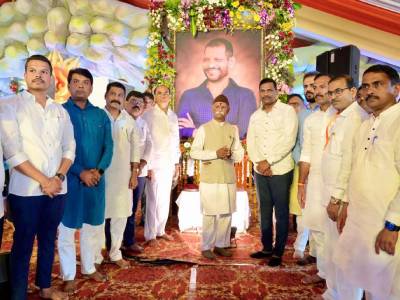 लोकनेते लक्ष्मणभाऊ जगताप मित्र परिवार आयोजित श्री अष्टविनायक शिवमहापुराण कथा सोहळा भर पावसात भाविक, साधकांचा लाखोंच्या संख्येने सहभाग